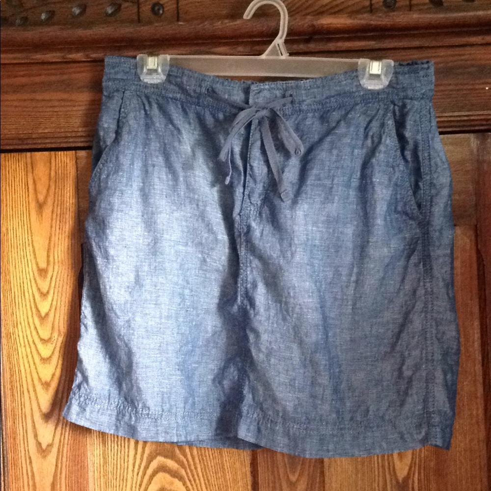 Chambray skirt